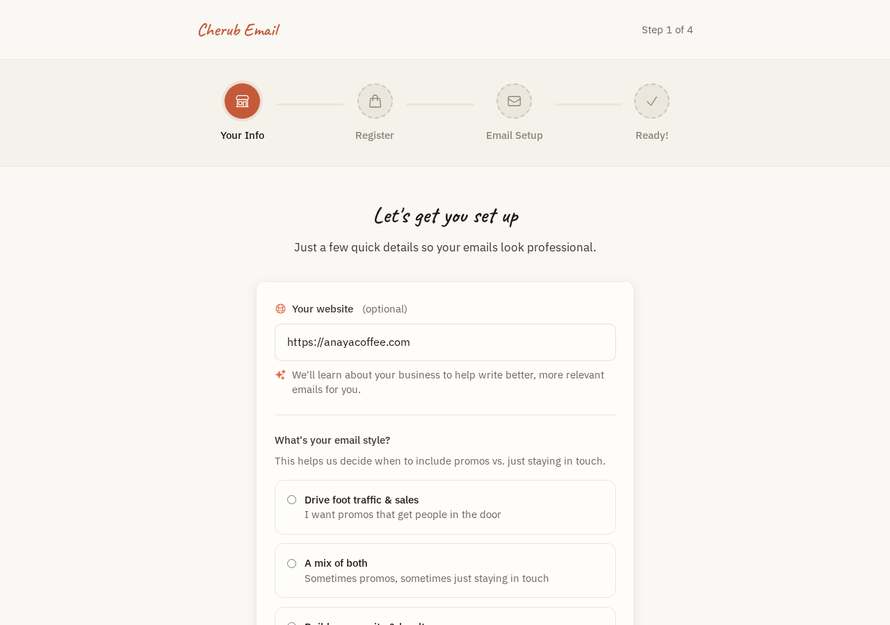 HeyApprove onboarding screen